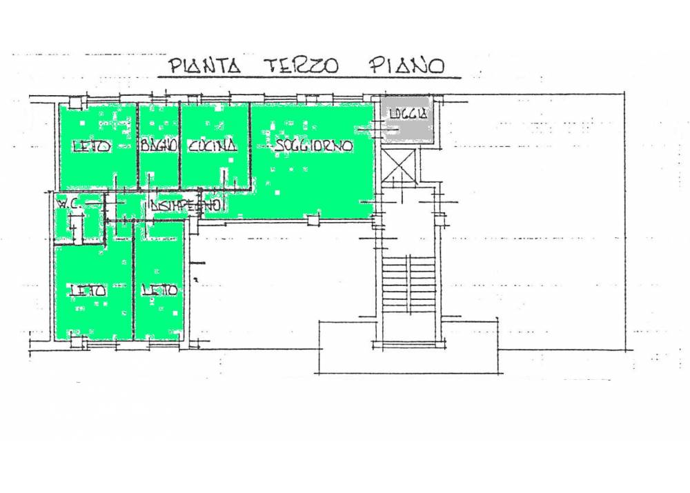 Vendita Appartamento a Parma quadrilocale CENTRO TORRI di 114 mq